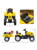 HOMCOM Trettraktor in Gelb 133L x 42B x 51H cm