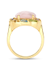 Rafaela Donata Ring aus Sterling Silber aus Rosenquarz in gelbgold