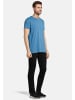 Salzhaut Rundhals T-Shirt für Herren in blau