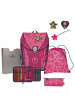 DerDieDas ErgoFlex Max Superflash Neon - Schulranzen Set 5tlg. 950g (Neon Star) in Neon Star