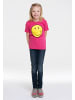 Logoshirt T-Shirt Smiley in pink