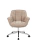 DUBI Möbel 2er-Set: Bürostuhl Mika-Nio in Beige - (B)65 x (H)79 x  (T)66 cm