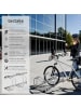 tectake Fahrradhalter aus rostfreiem Stahl für Reifenbreiten von 35 - 60 mm