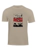 Cotton Prime® T-Shirt Fußball in beige