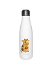 Mr. & Mrs. Panda Wasserflasche Kuh  Pommes ohne Spruch in Weiß