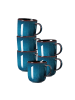 Ritzenhoff & Breker 6er Set Kaffeebecher Bali in 400 ml in blau