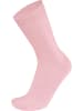 normani 3 Socken aus Cashmere und Merinowolle mit Komfortbund in Rosa/Mauve/Lavendel