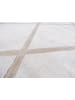 Kayoom Kurzflor Teppich Luxury 210 in creme - taupe - rechteckig