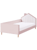 Beliani Kinderbett KERVAN in Rosa/Weiß - (W) 96 x (H) 90 x (L) 211 cm