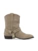 Bianco Wildlederstiefelette in Sand