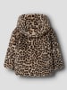 name it Leopardenmuster Kapuzenjacke für Herbst/Winter Outfits in Braun-2