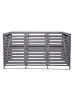 MCW XL 3er-/6er-Mülltonnenverkleidung H62, erweiterbar, Hellgrau