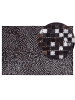 Beliani Patchwork AKKESE in Braun/Schwarz/Silber - (W) 140 x (H) 1 x (L) 200 cm