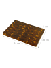 relaxdays Schneidebrett "Akazienholz" in Natur - (B)51 x (H)3 x (T)36 cm