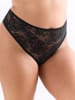 Erlich Textil  SLEEK LACE STRING in schwarz