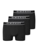 Schiesser Boxershort 3er Pack in Schwarz