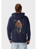 OLDSKULL Hoodie Wrldvibe Urban Jungle Graphic in Navy Blue