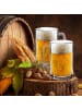 Mr. & Mrs. Panda Gravur Bierkrug Nachtfalter Schaumbad ohne Spruch in Transparent