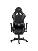 Beliani Gaming Stuhl VICTORY in Schwarz/Weiß/Grau - (W) 55 x (H) 124 x (L) 60 cm