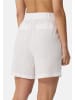 CASH-MERE.CH Leinen Hosen kurz in Weiss