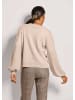 MADELEINE Kaschmir-Cardigan mit Ballonärmeln in beige / melange