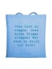 Mr. & Mrs. Panda Uni Tasche Spruch Vokale und musikalische Auftr... in Sky Blue