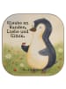 Mr. & Mrs. Panda Untersetzer Pinguin Marienkäfer Design mit Spruch in Weiß