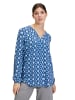 CARTOON Blusenshirt mit Muster in Blau/Blau