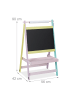 relaxdays Kindertafel in Bunt - (B)56 x (H)90 x (T)42 cm