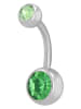Adeliás Damen Piercing aus Edelstahl in silber