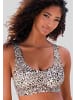 nuance Bralette-BH in leo bedruckt