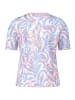 Betty Barclay Printshirt mit Placement in Rosé/Blue