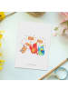 Mr. & Mrs. Panda Postkarte 30. Geburtstag Happy Bird Day ohne Sp... in Weiß