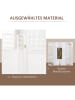 HOMCOM Paravent-160L x 1,5B x 170H cm-Weiß