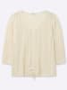 sheego 3/4-Arm-Pullover in champagner