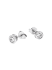 Tom Tailor Ohrstecker Silber 925, rhodiniert in silber