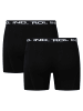 Petrol Industries Boxershorts Petrol Logo Einfarbig in Schwarz