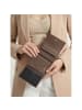 Lazarotti Bologna Leather Geldbörse Leder 12 cm in taupe
