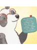 Mr. & Mrs. Panda Bierdeckel Spruch Freundinnen Schwestern mit Sp... in Meeresbrise