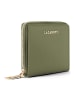 Lazarotti Bologna Leather Medium Zip-Around Geldbörse Leder 10 cm olive