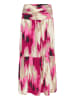 Kaffe Rock KAmaxi A-shape in Pink Abstract Print