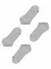 Burlington Sneaker-Socken Doppelpack in Light grey