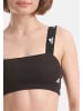 adidas Bustier Bandeau in schwarz