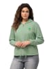 Ulla Popken Sweatjacke in lichtgrün