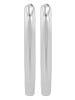 Adeliás Damen Ohrringe – Creole aus 925 Silber in silber