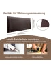 Yalion 2er-Set Wandkissen aus Stoff 30x60cm 3D Gepolsterte Wandpaneele in Dunkelbraun