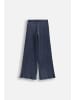 Coccodrillo Gerippte Jogginghose WIDE LEG in dunkelblau