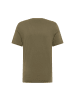 Mustang T-Shirt 1er Pack in Olivgrün