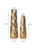 FineBuy Vase in Gold / Aluminium / 15x15x49