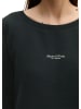 Marc O'Polo DfC Sweatshirt relaxed garment-dyed in Deep Night Blue